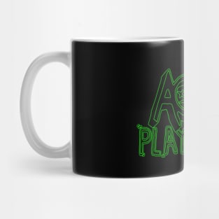 Techno House Music - aokis playhouse green fluo neon edition Mug